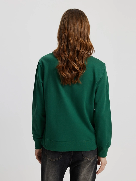 100% Cotton Printed Pullover Sweatshirt