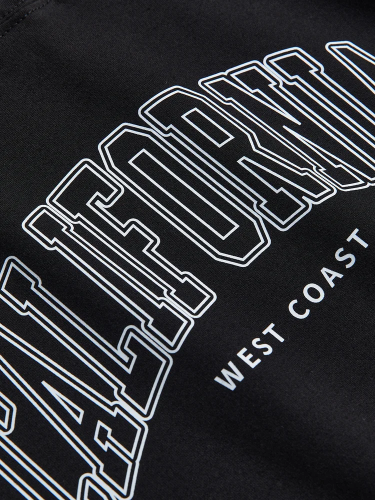 100% Cotton Printed Pullover Sweatshirt