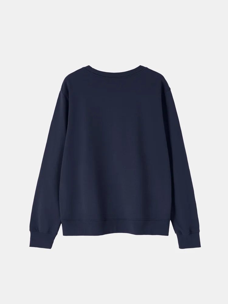 100% Cotton Printed Pullover Sweatshirt