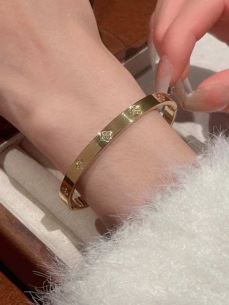 1pc Rhinestone Bangle Bracelets