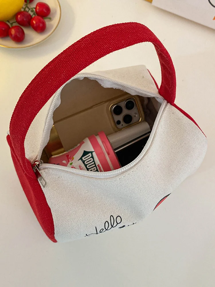 Color Block Makeup Bag