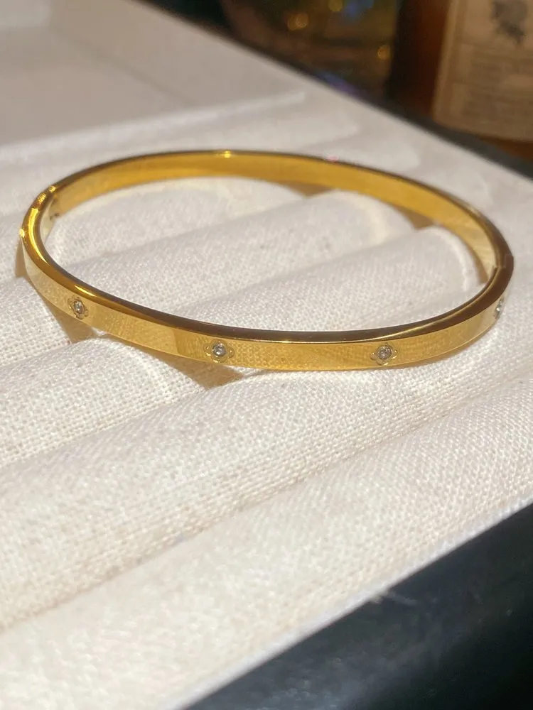 1pc Rhinestone Bangle Bracelets