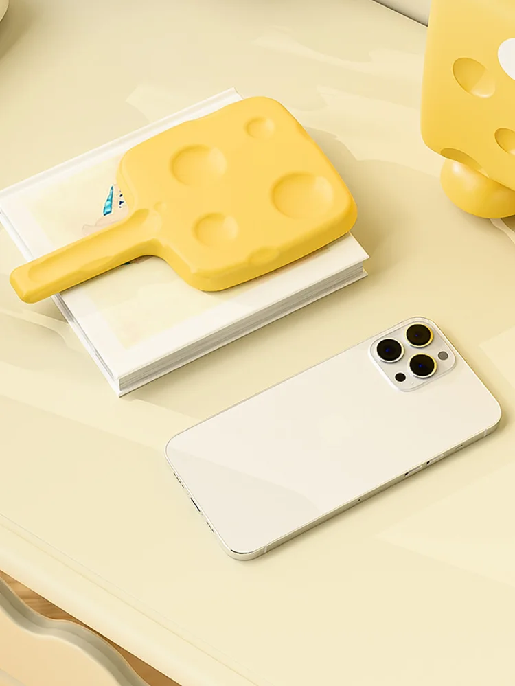 Cheese Hand Makeup Mirror