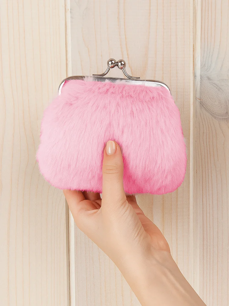 Fur Lipstick Bag