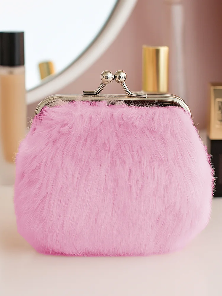 Fur Lipstick Bag
