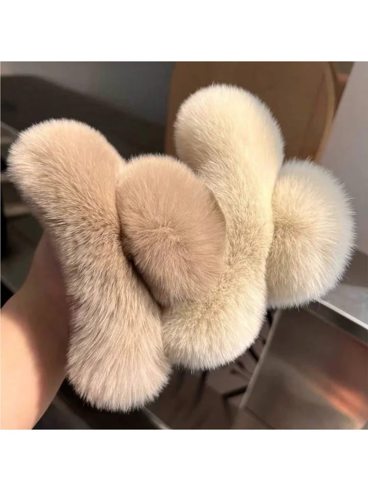 Fur Hair Clip