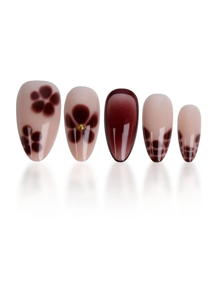 Flowers Artificial Nails