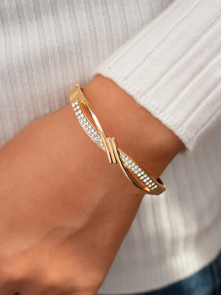 Rhinestone Bangle Bracelets