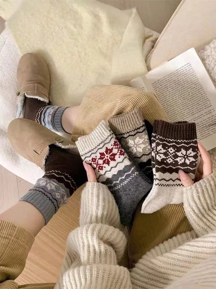 4Pairs Of Geometric Sock Set