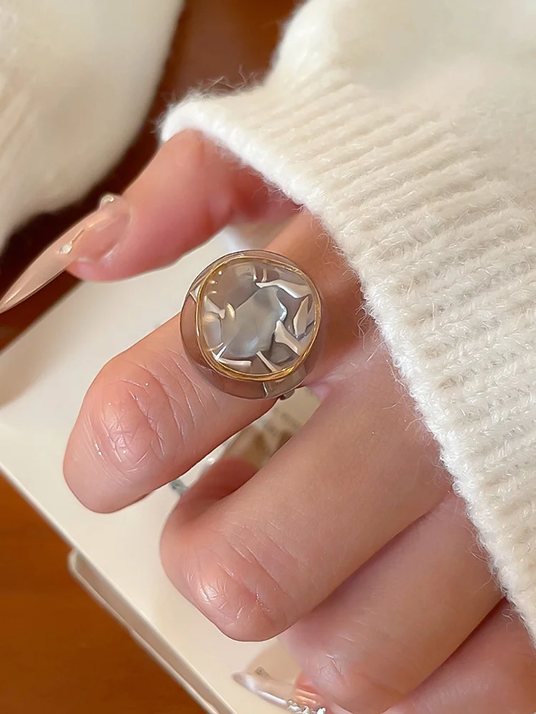 1pc Rhinestone Fashion Ring