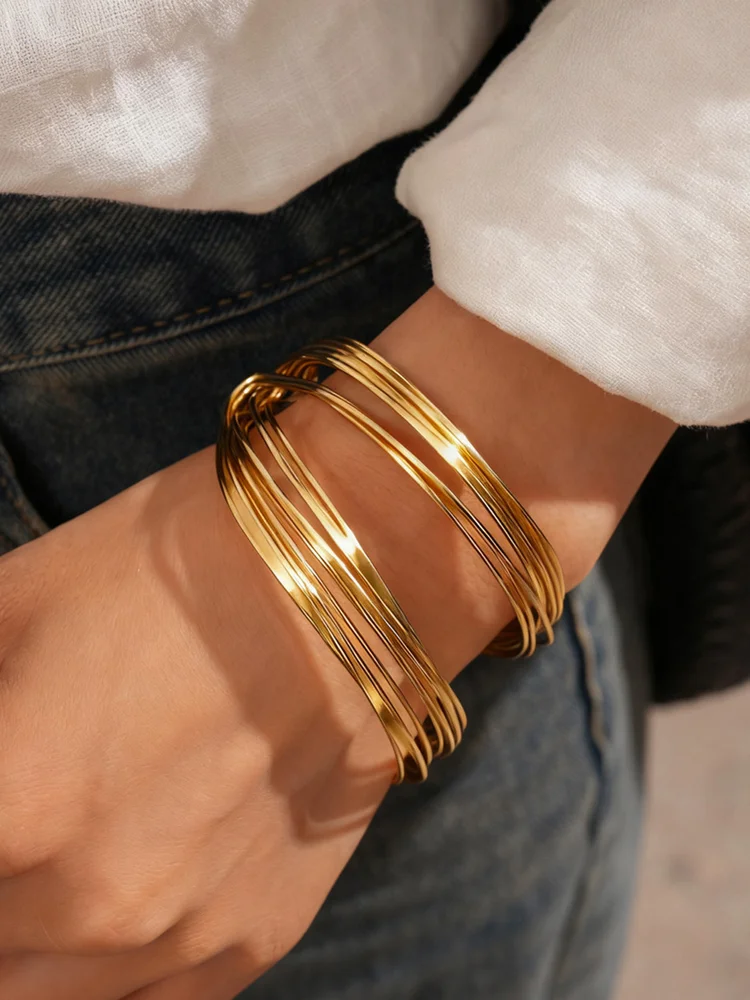 1pc Circular Ring Bangle Bracelets