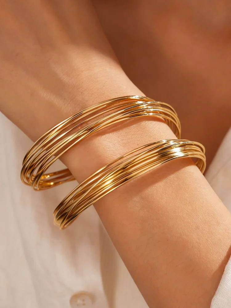 1pc Circular Ring Bangle Bracelets