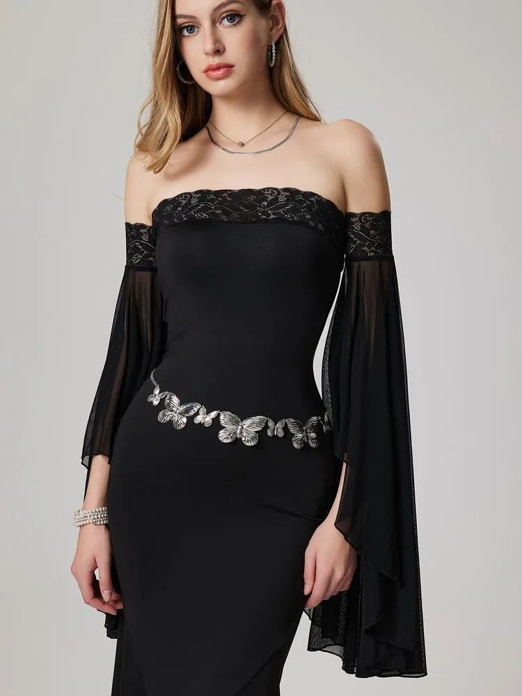 Solid Waist Chain Belt