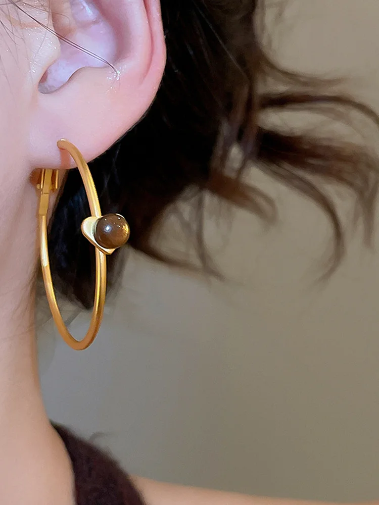 Star Hoop Earrings