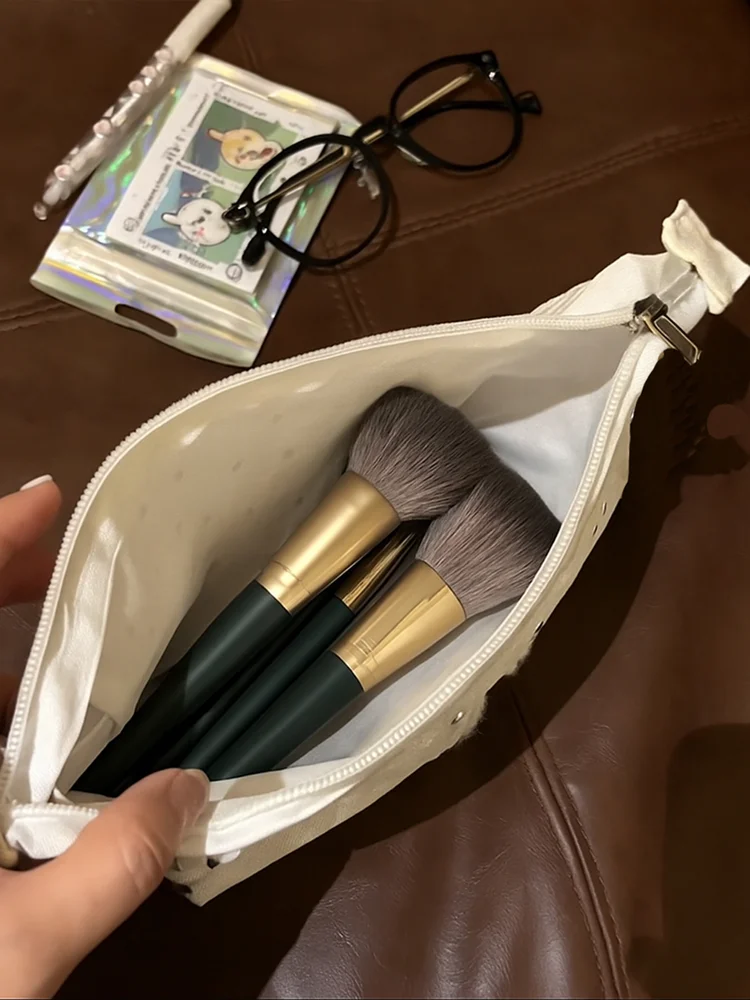 Color Block Makeup Bag