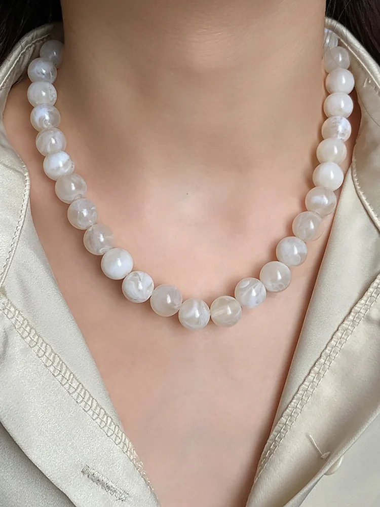 1pc Round Beaded Necklaces