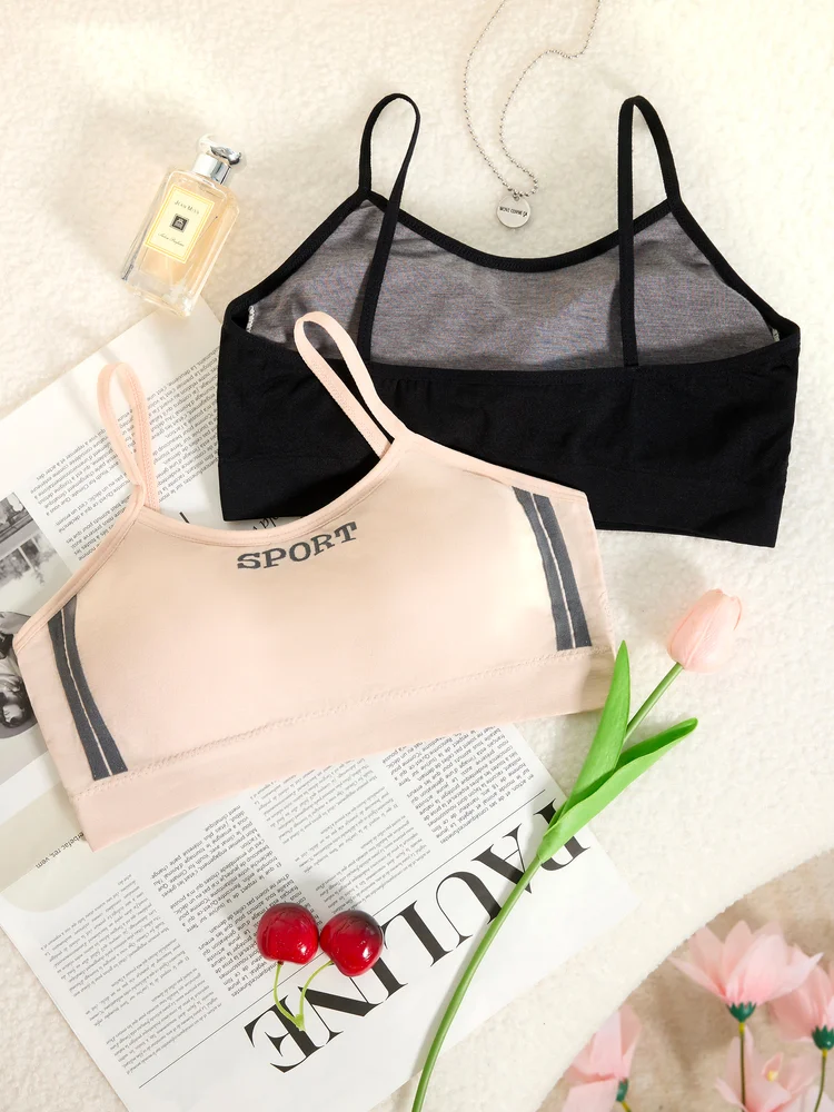 2pcs Contrast Freedom Bra