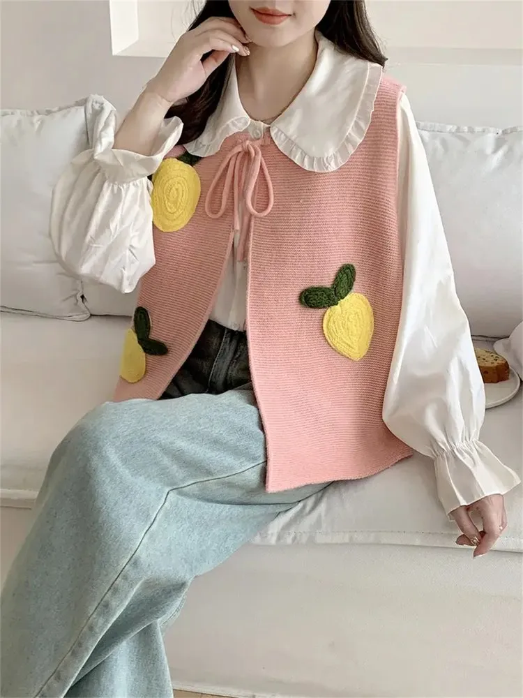 3D Embroidery Knit Cardigan