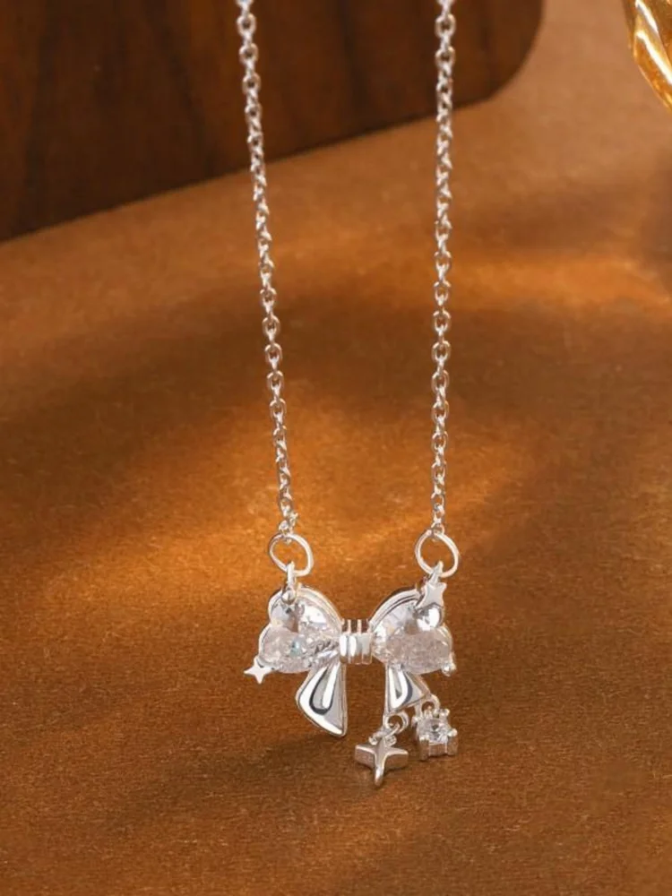 Bow Tie Artificial jewellery - Pendant Necklace