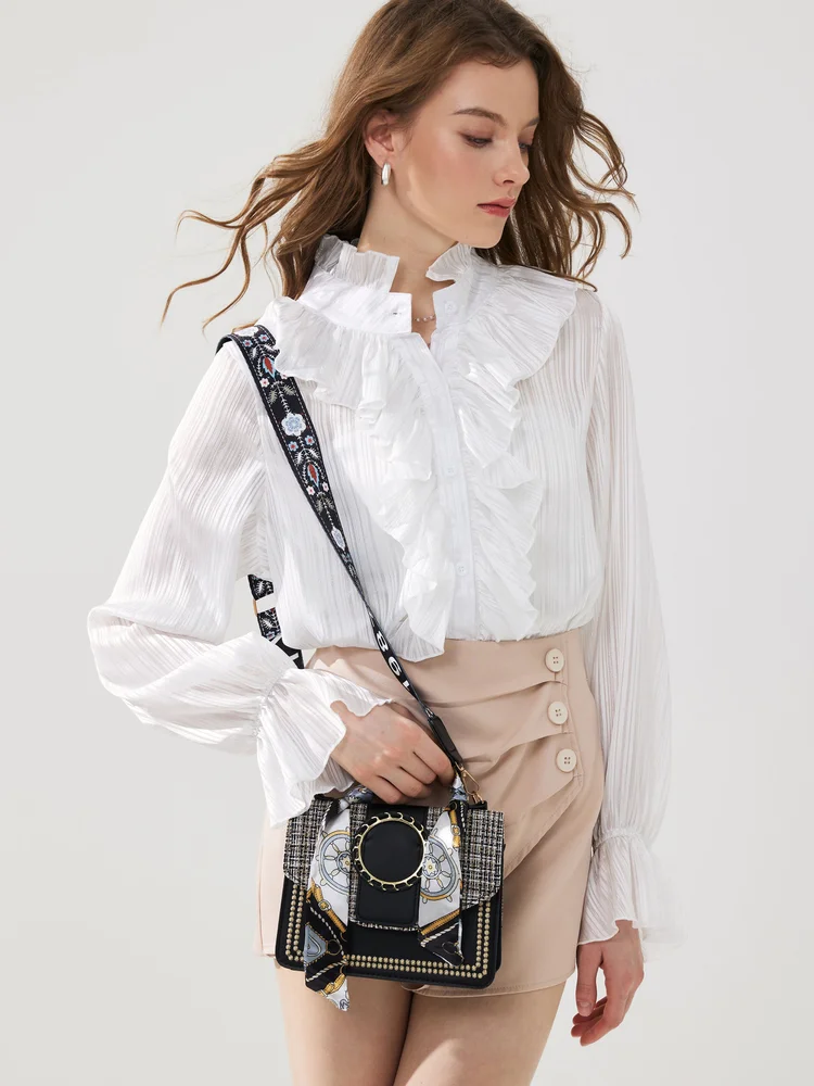Solid Box Crossbody Bag 221 Solid Box Crossbody Bag