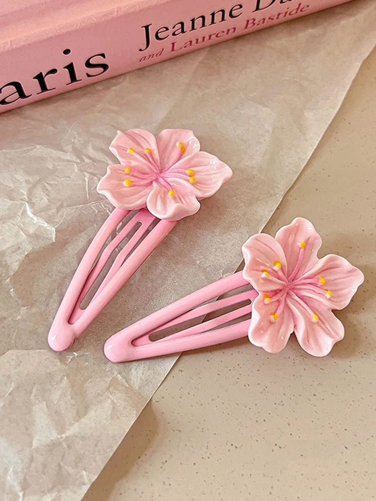 10 Pcs Floral Hair Clip