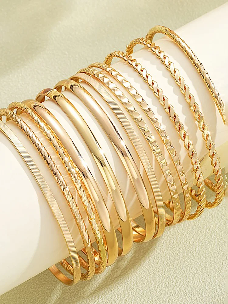 Geometric Bracelet Set