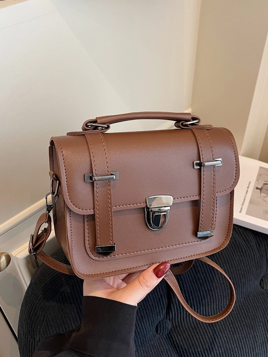 Adjustable Buckle Crossbody Bag