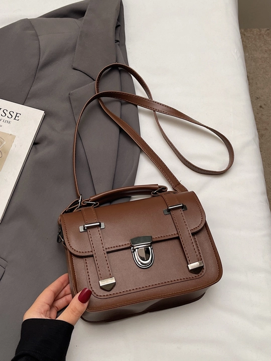 Adjustable Buckle Crossbody Bag