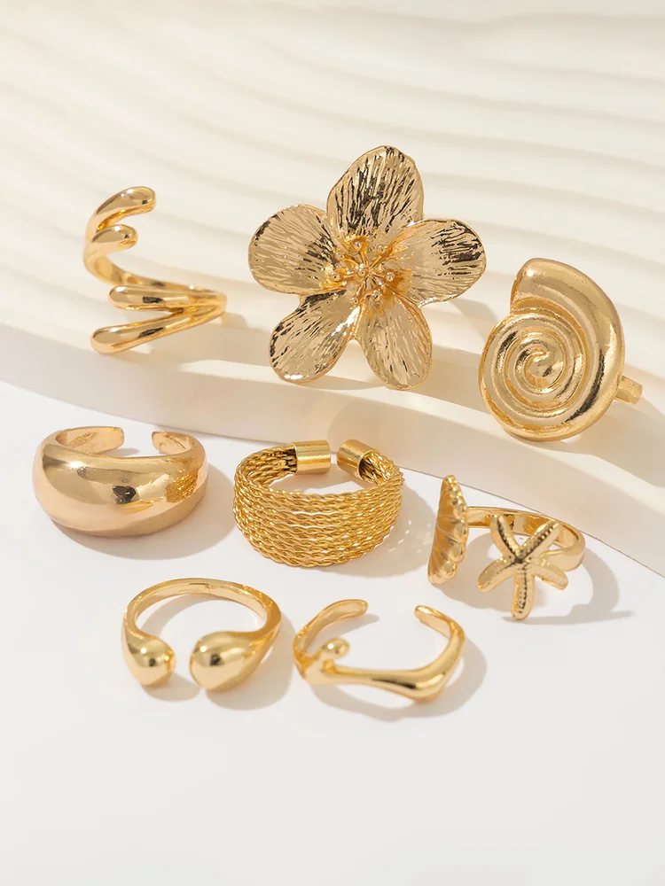 Flowers Ring Set