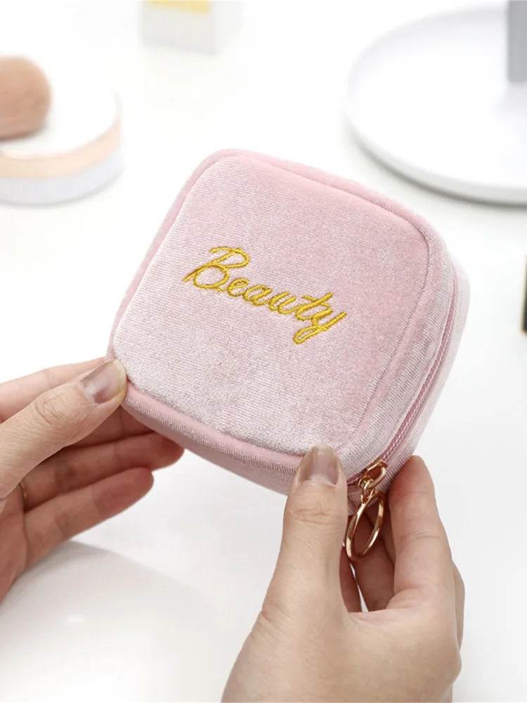 Embroidered Lipstick Bag