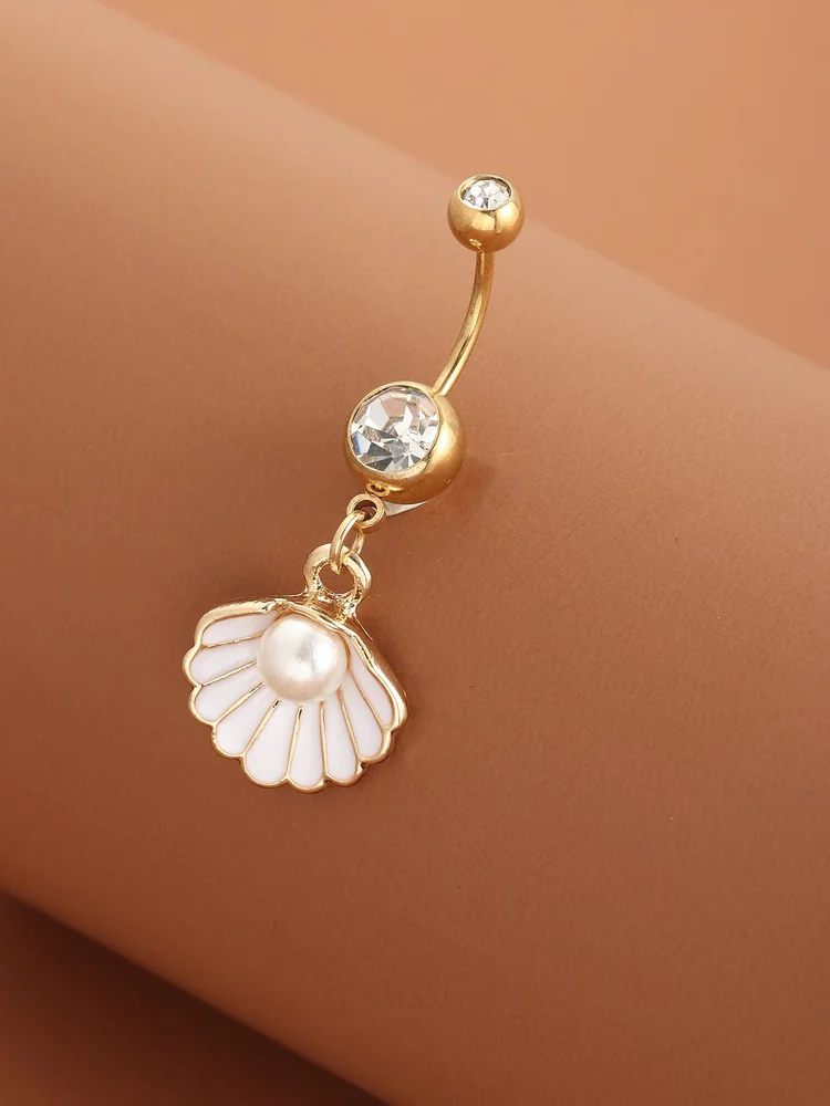 Shell Imitation/Artificial Jewellery - Belly piercing