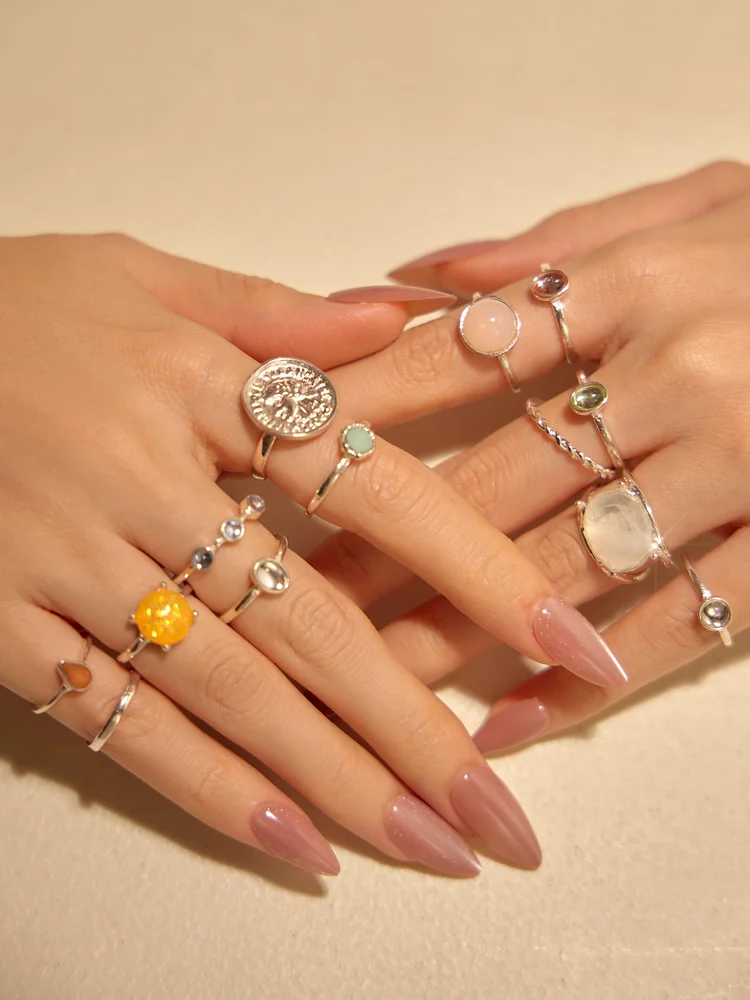 Rhinestone Ring Set 179 Rhinestone Ring Set