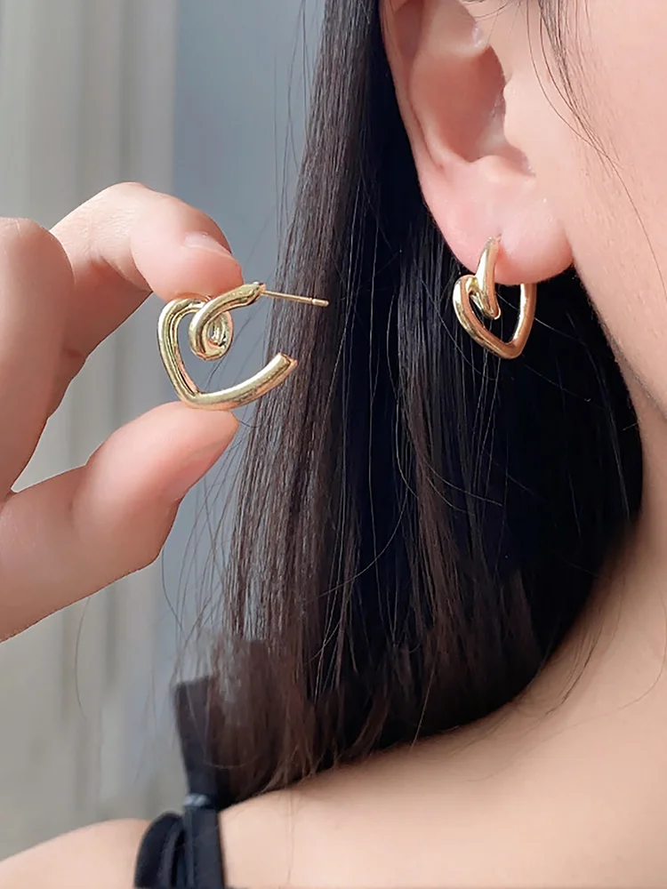 Heart Artificial Jewellery - Stud