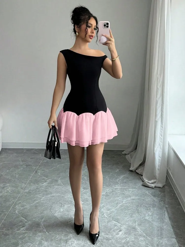 Patchwork A-Line Dress 110 Patchwork A-Line Dress
