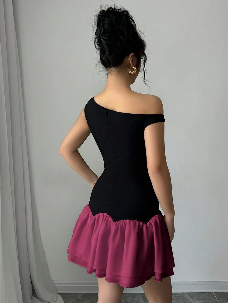 Patchwork A-Line Dress 119 Patchwork A-Line Dress