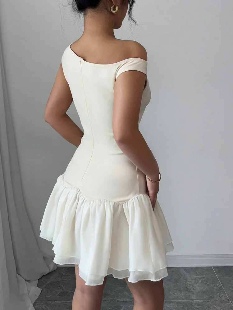 Patchwork A-Line Dress 123 Patchwork A-Line Dress
