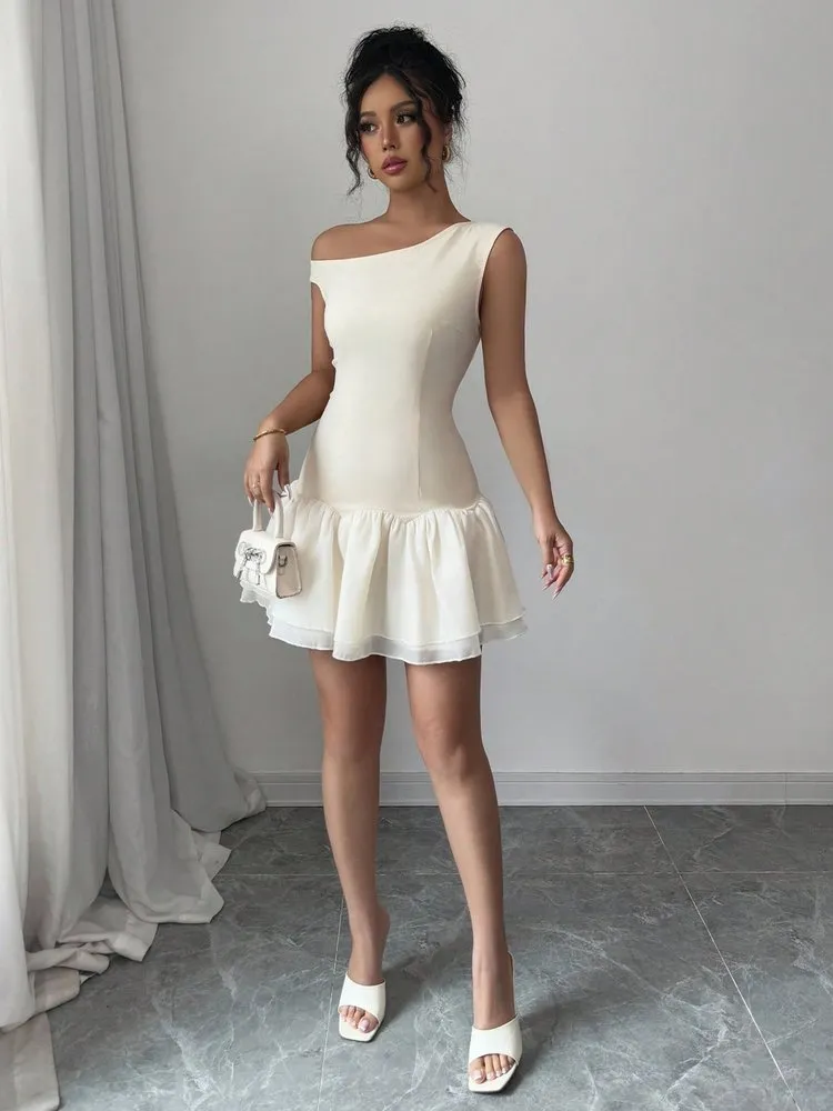 Patchwork A-Line Dress 124 Patchwork A-Line Dress