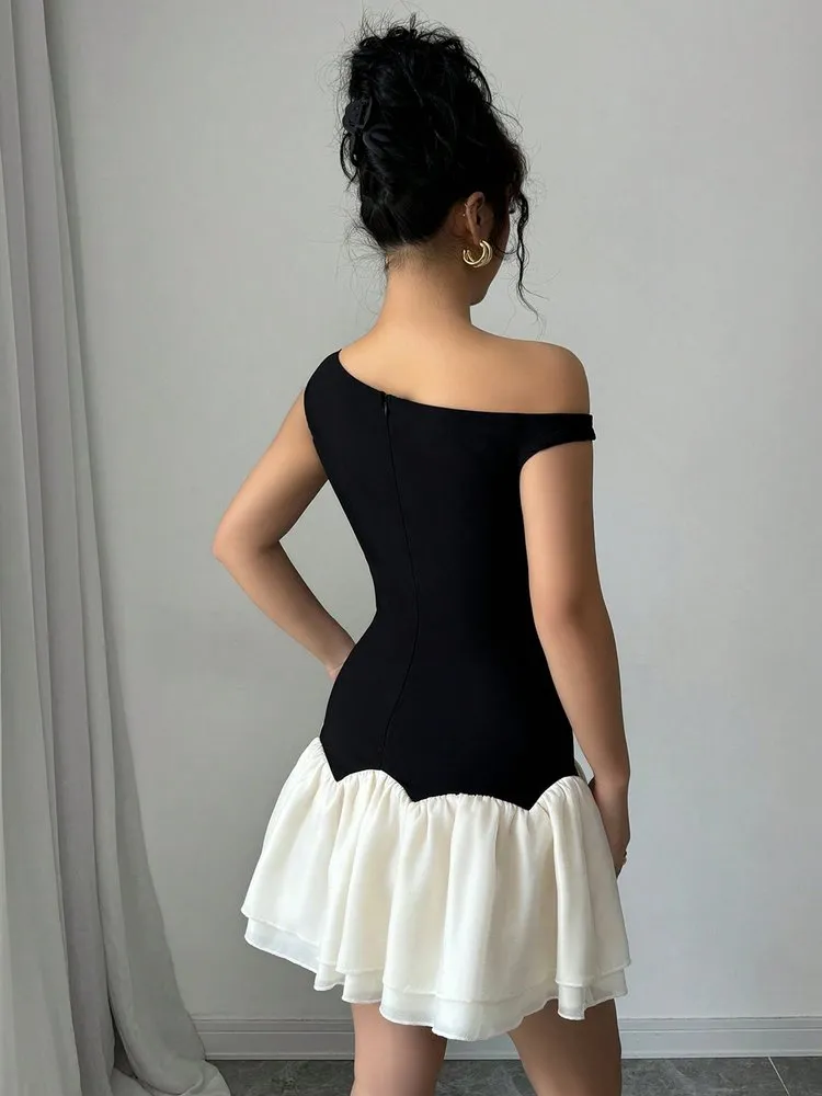 Patchwork A-Line Dress 128 Patchwork A-Line Dress