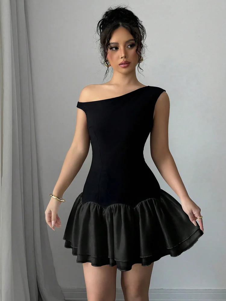 Patchwork A-Line Dress 113 Patchwork A-Line Dress
