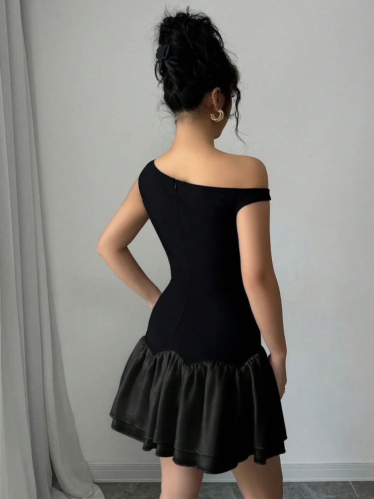 Patchwork A-Line Dress 115 Patchwork A-Line Dress