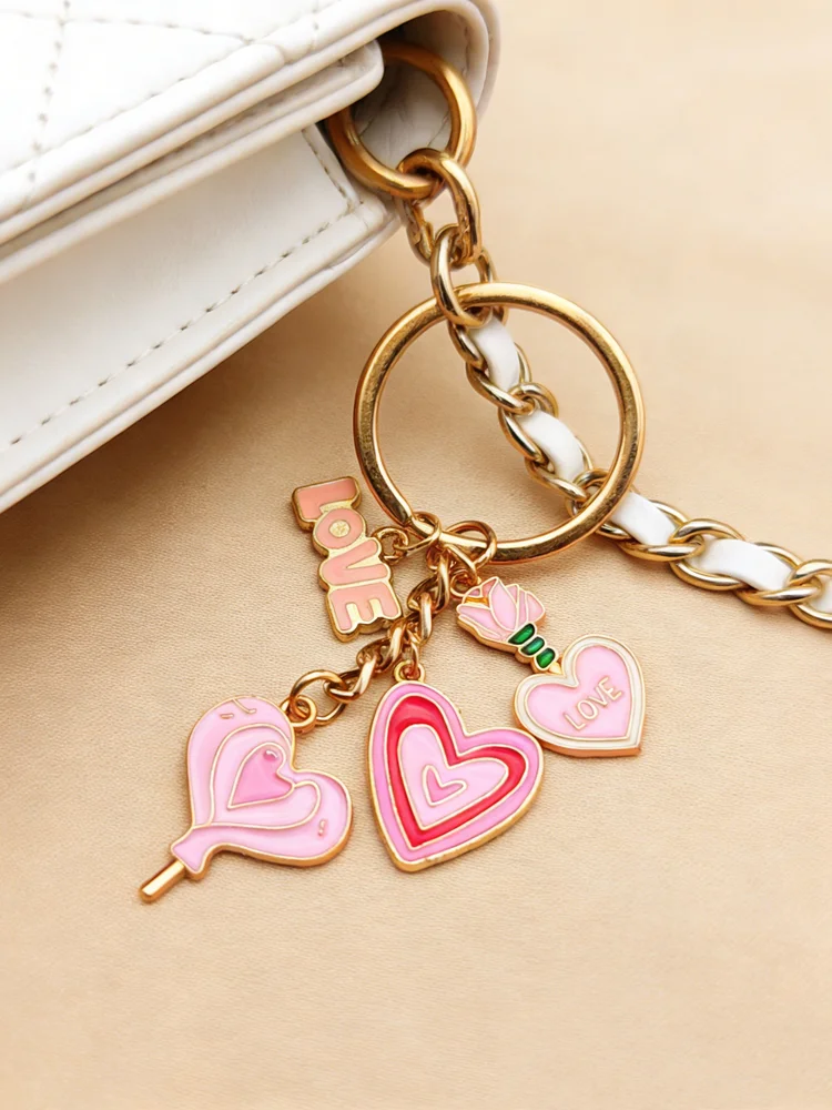 Heart Bag Charm