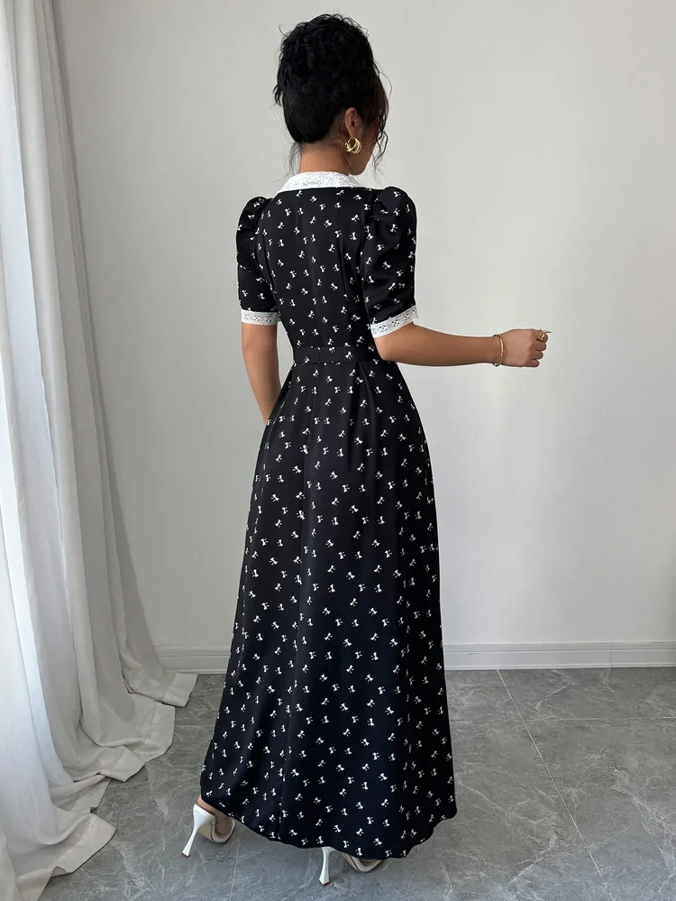 Patchwork A-Line Dress 108 Patchwork A-Line Dress