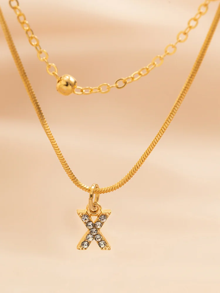 Alphabet Artificial Jewellery - Necklace Set