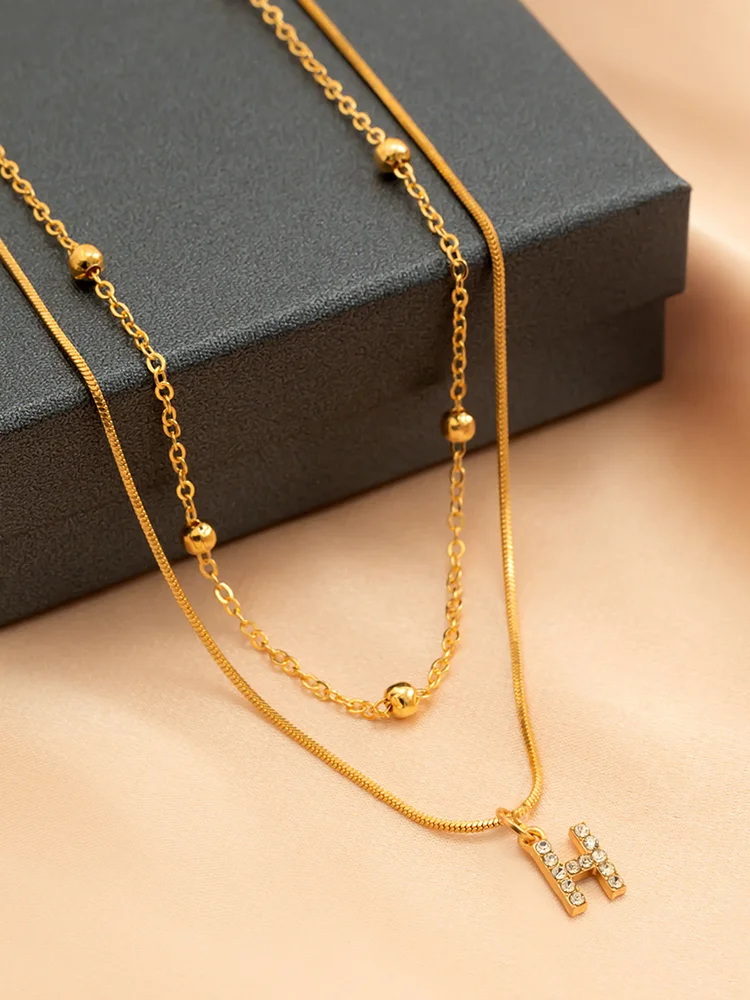 Alphabet Artificial Jewellery - Necklace Set