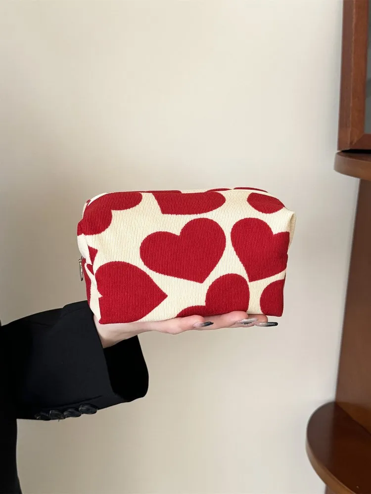 Heart Makeup Bag