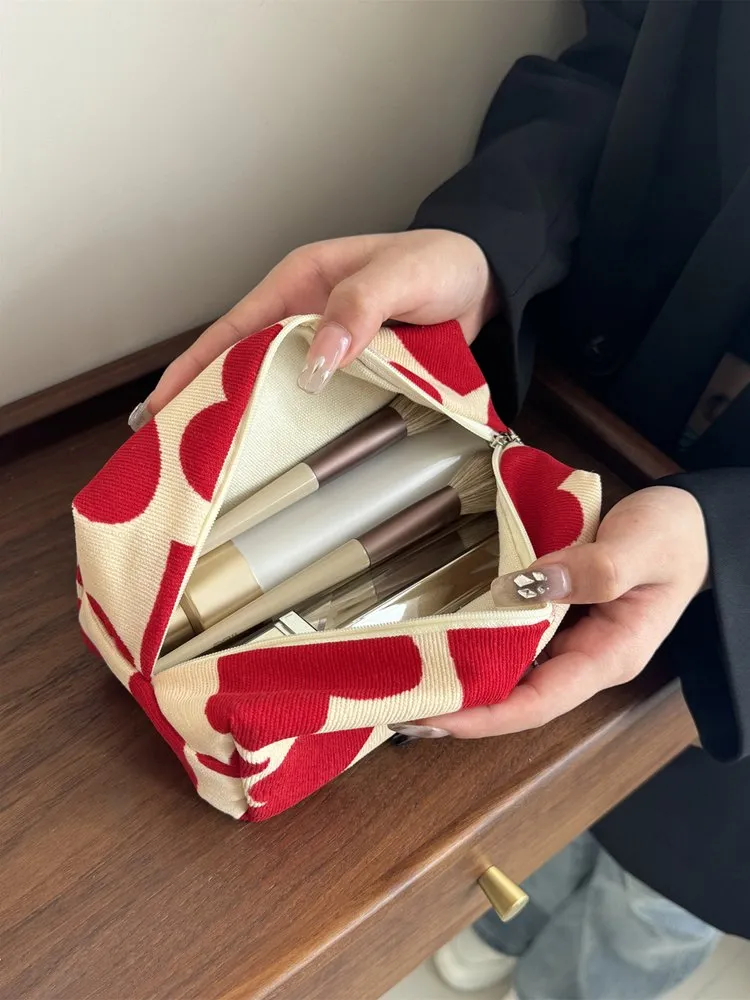 Heart Makeup Bag