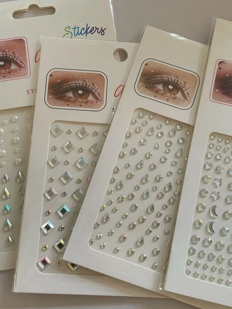 3D Face Jewel Stickers