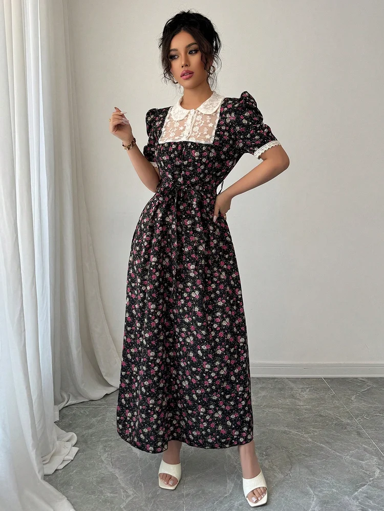Patchwork A-Line Dress 91 Patchwork A-Line Dress