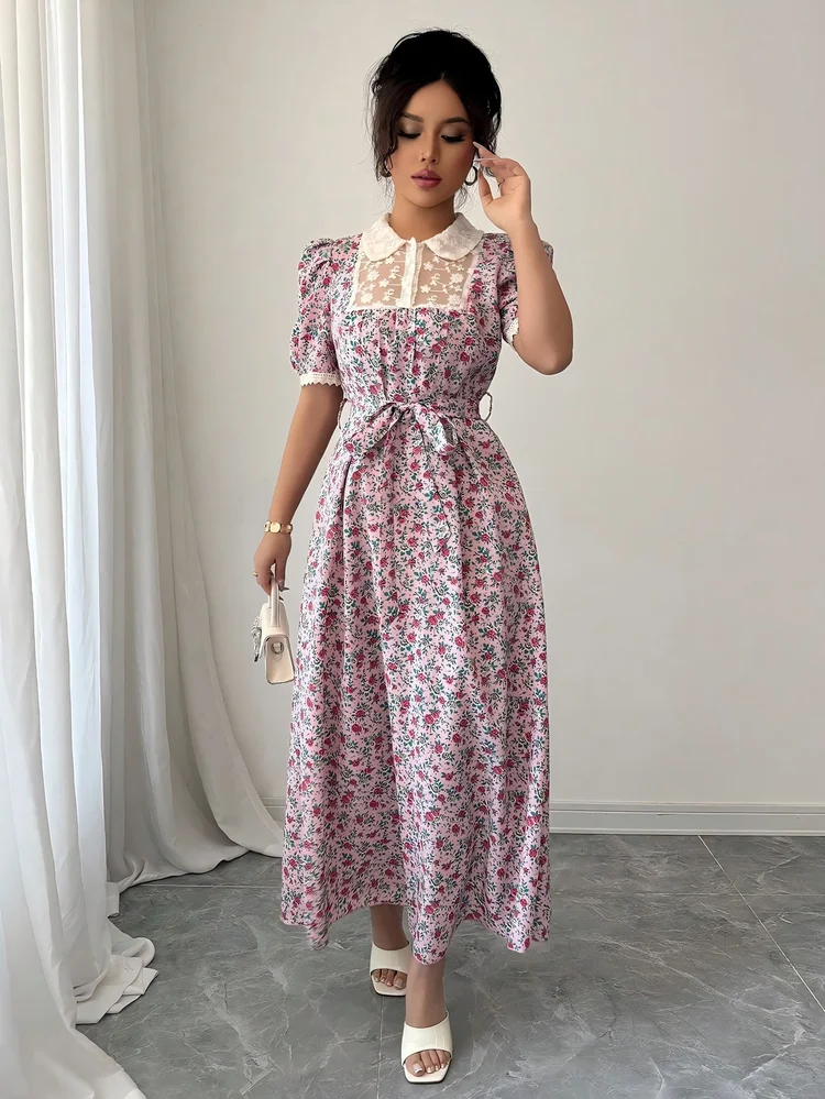 Patchwork A-Line Dress 94 Patchwork A-Line Dress