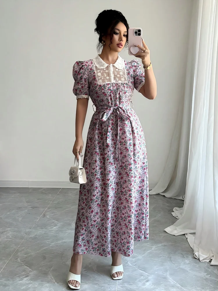 Patchwork A-Line Dress 95 Patchwork A-Line Dress